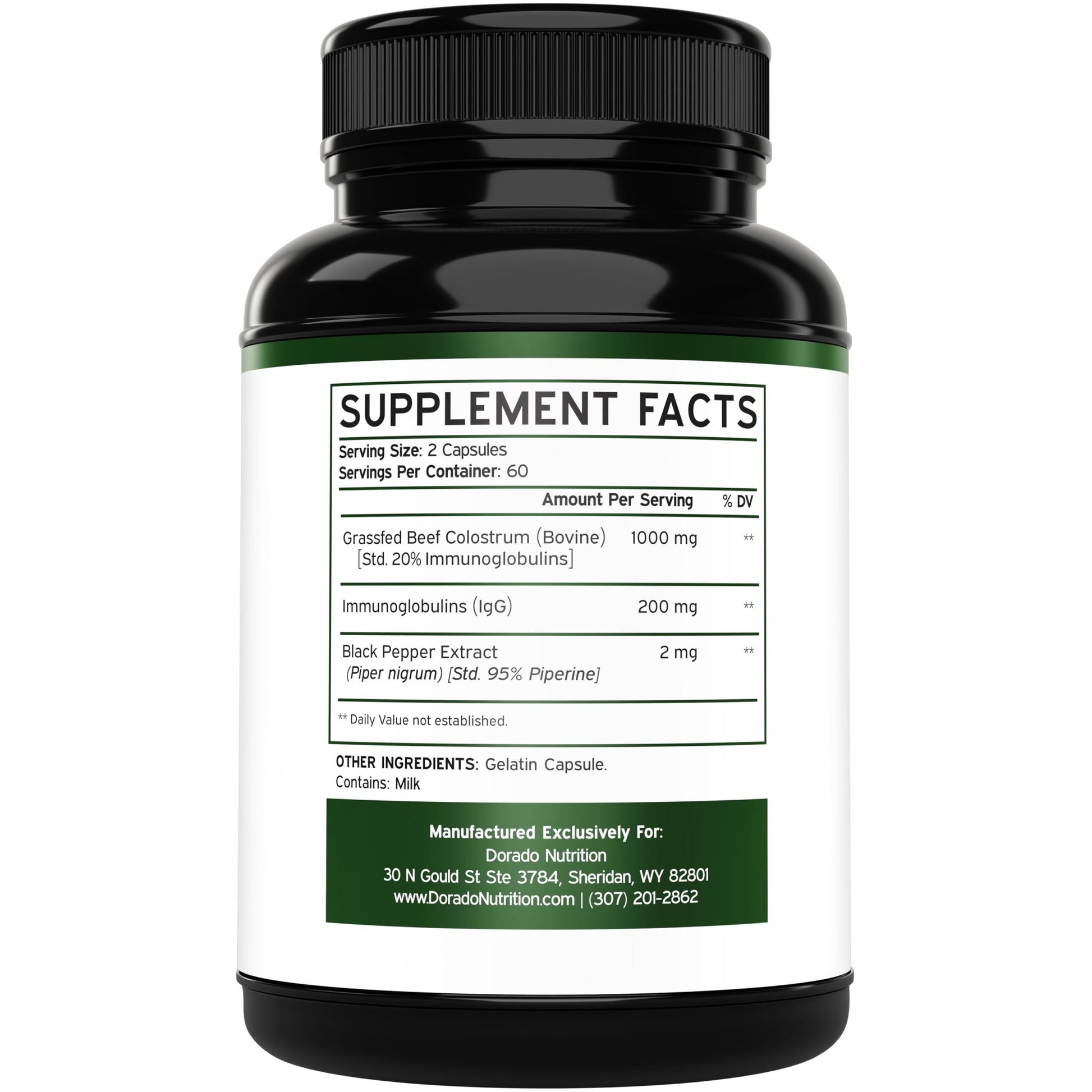 Colostrum (120 Count) Bovine Colostrum Capsules Supplement and Supergreens (60 Gummies) Superfood for Immunity Support with Greens Supplements with 8 Ingredient Power Blend - Vegan Safe & Made in USA - dailyvitalstore