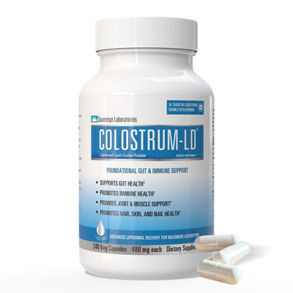 Colostrum-LD Capsules Colostrum with Liposomal Delivery - High Absorption - 240 Capsules - dailyvitalstore