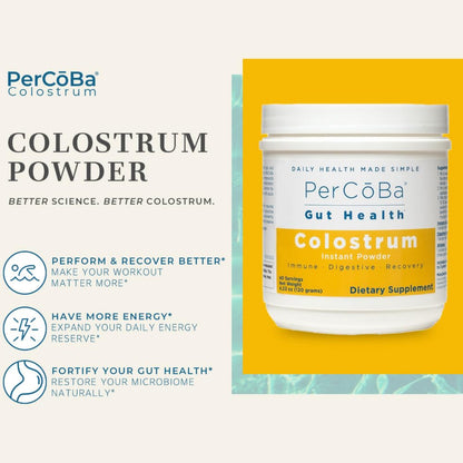 Colostrum Supplement for Gut Health, Bloating, Hair Growth, Muscle Recovery, Immune Support - Unflavored Bovine Colostrum Powder Made in USA, Non-GMO, Gluten Free, 120 Grams Per Serving - 40 Servings - dailyvitalstore
