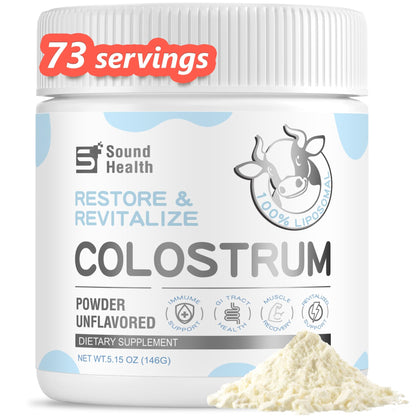 Colostrum Supplement Powder for Humans - Organic Bovine Colostrum Supplement for Gut Health, Hair Growth, Beauty, and Immune Support - dailyvitalstore