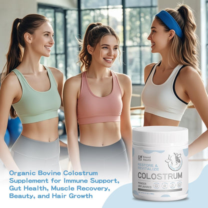 Colostrum Supplement Powder for Humans - Organic Bovine Colostrum Supplement for Gut Health, Hair Growth, Beauty, and Immune Support - dailyvitalstore
