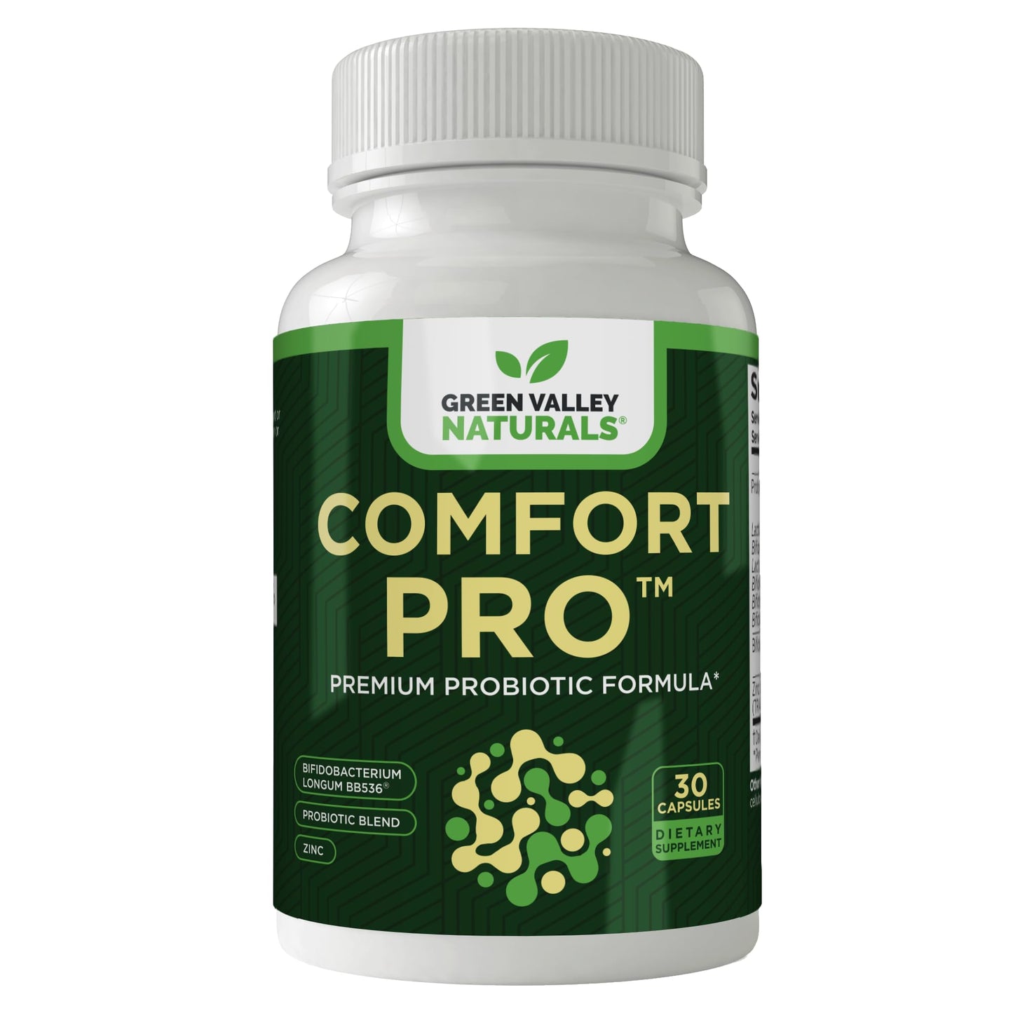 ComfortPro™ Daily Probiotics for Digestive Health | Constipation Relief & Bloating Support for Women & Men | Gut Cleanse with Zinc | Helps Reduce Gas & Promotes Digestive Regularity | Valley Formula - dailyvitalstore