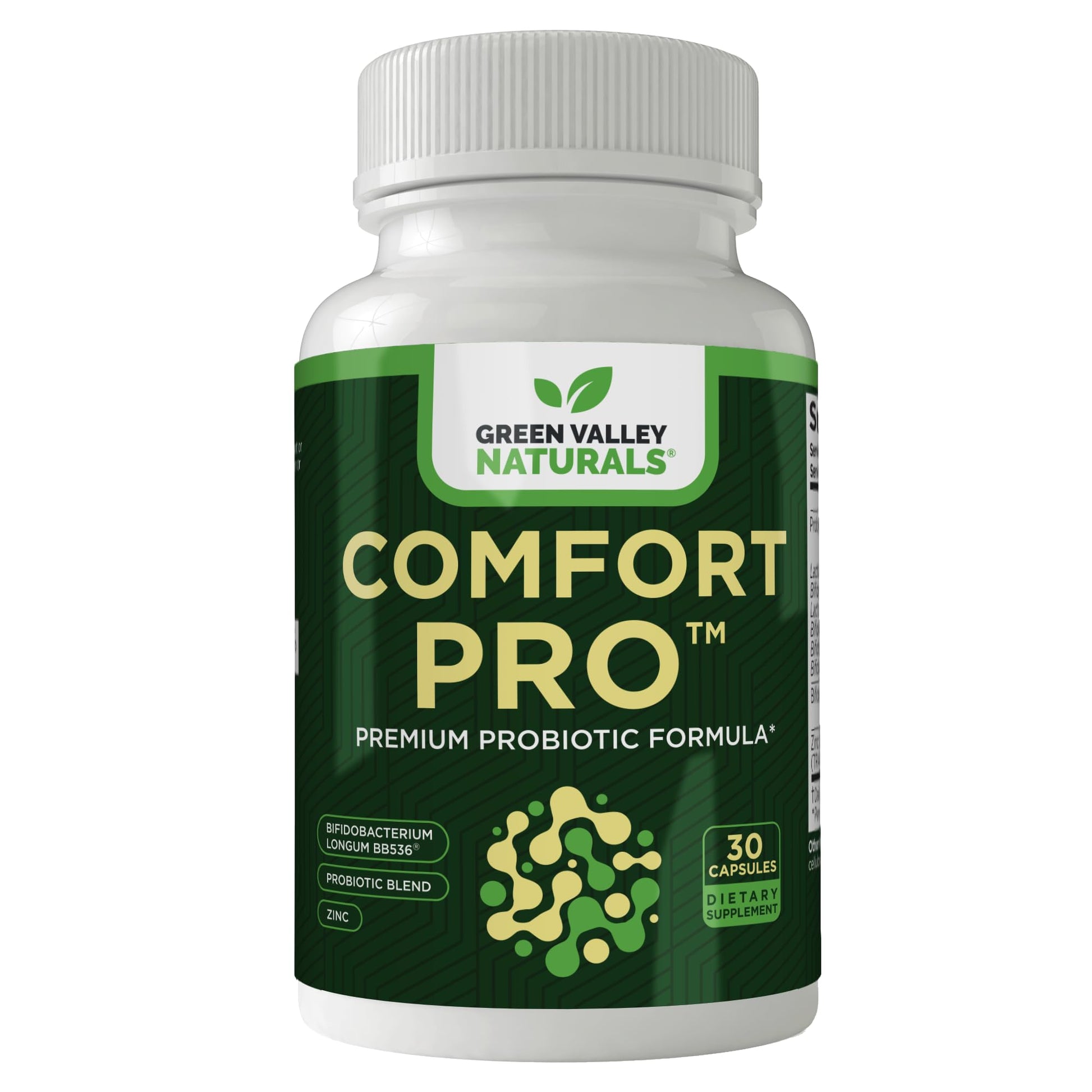 ComfortPro™ Daily Probiotics for Digestive Health | Constipation Relief & Bloating Support for Women & Men | Gut Cleanse with Zinc | Helps Reduce Gas & Promotes Digestive Regularity | Valley Formula - dailyvitalstore