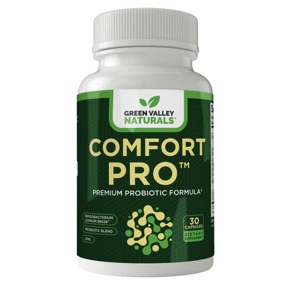 ComfortPro™ Daily Probiotics for Digestive Health | Constipation Relief & Bloating Support for Women & Men | Gut Cleanse with Zinc | Helps Reduce Gas & Promotes Digestive Regularity | Valley Formula - dailyvitalstore
