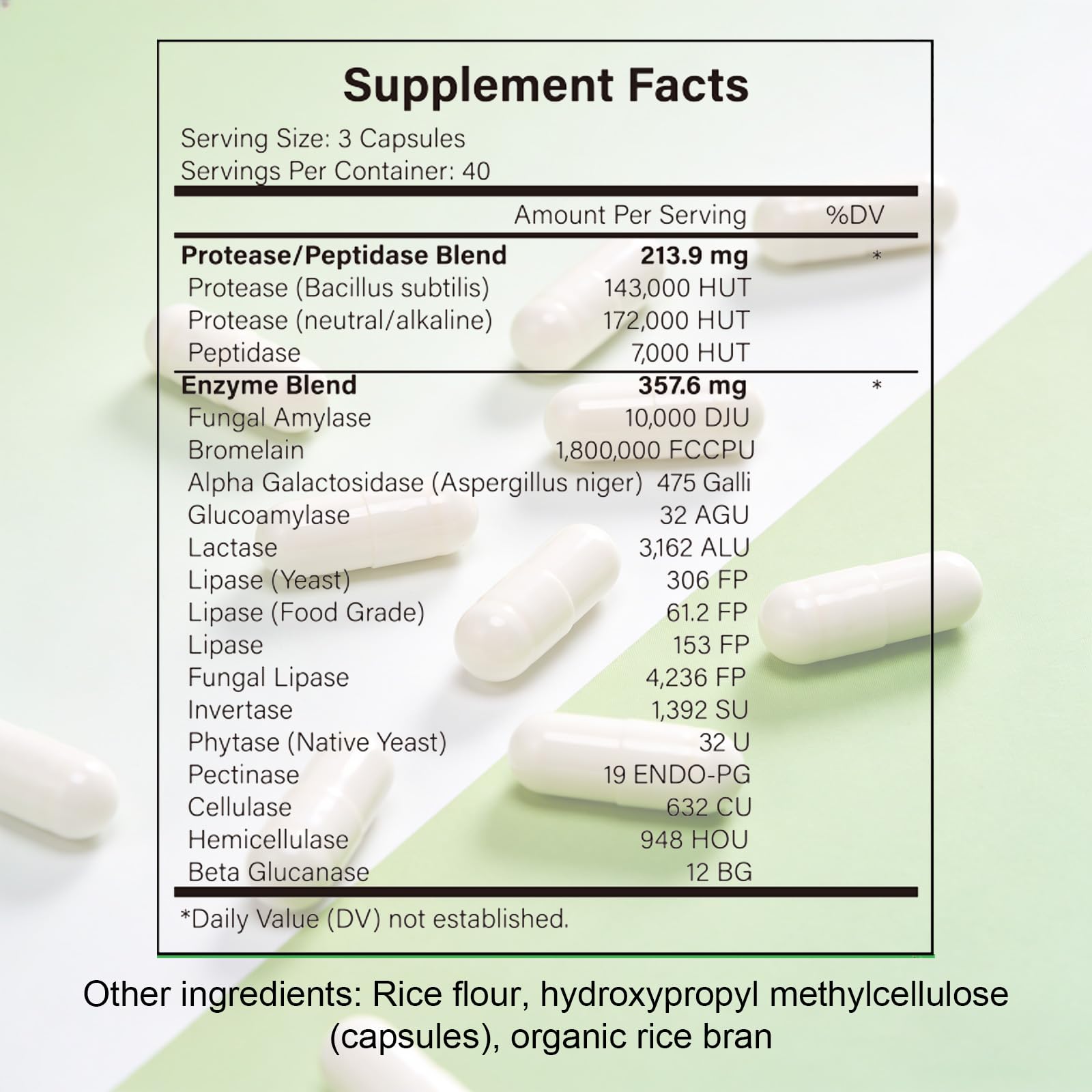 Complete Digestive Enzymes Supplement for Gut Health & Bloating Relief - Enhanced with Lipase Amylase Bromelain for Protein Carb - dailyvitalstore