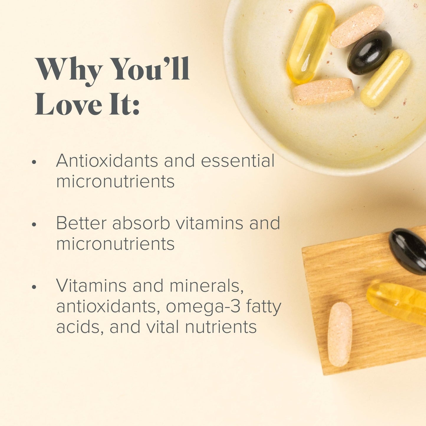 Complete Essentials™ Daily Pack for Women - Balanced Micronutrients for Optimal Women's Health & Performance - Antioxidants to Fight Oxidative Stress - Convenient Individual Packs - 30-Day Supply - dailyvitalstore