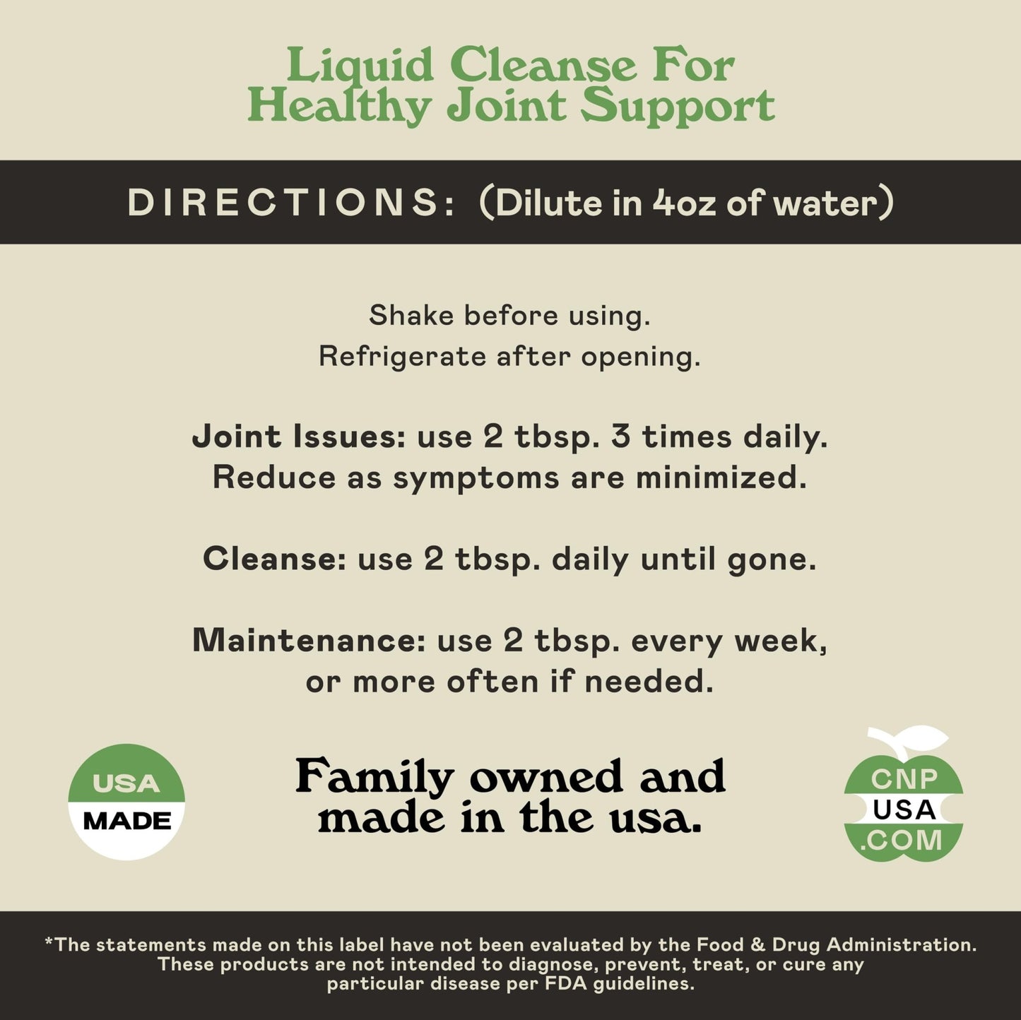 Complete Natural Products Joint Support Complete – 16 Fl Oz Organic Liquid Joint Supplement with Glucosamine Chondroitin MSM – Natural Uric Acid Cleanse & Herbal Joint Health Support for Mobility - dailyvitalstore