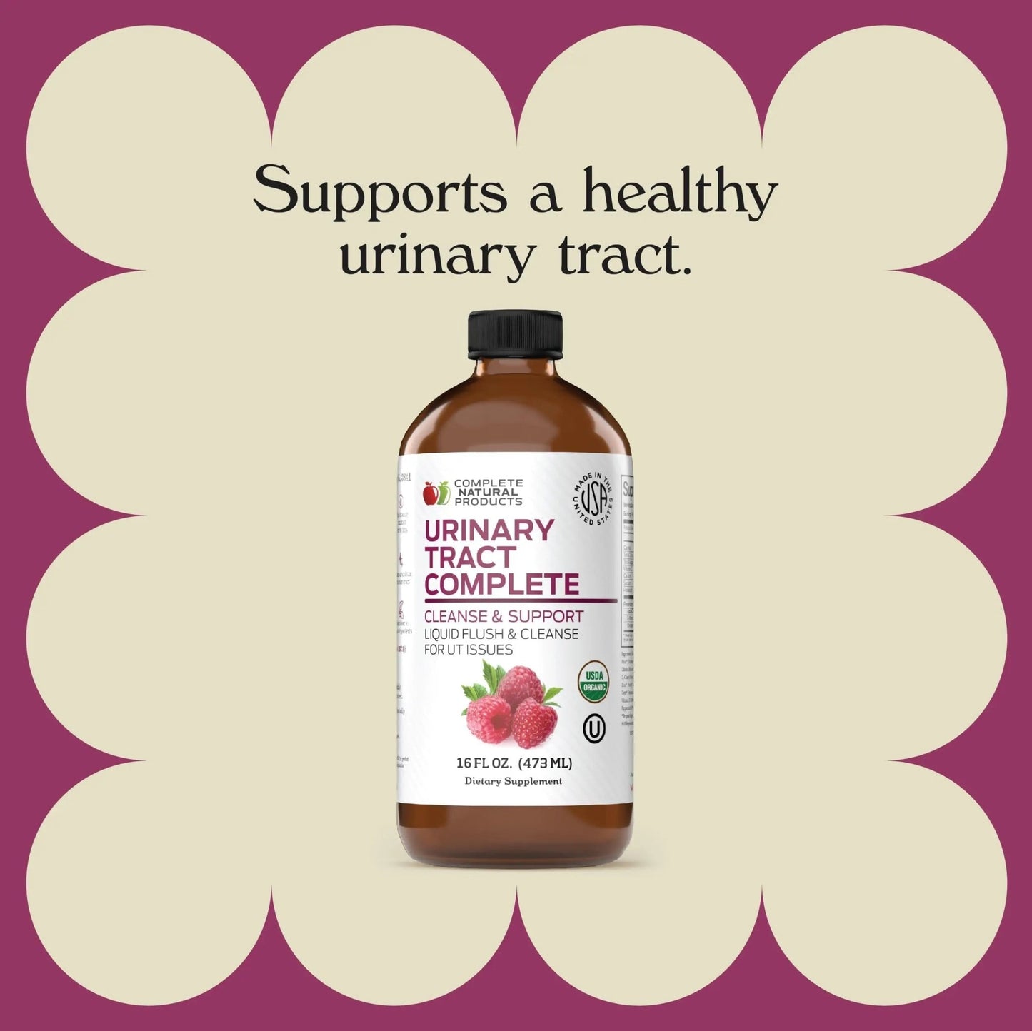 Complete Natural Products Urinary Tract Complete 12oz & Kidney Complete 12oz Bundle - dailyvitalstore