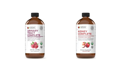 Complete Natural Products Urinary Tract Complete 12oz & Kidney Complete 12oz Bundle - dailyvitalstore