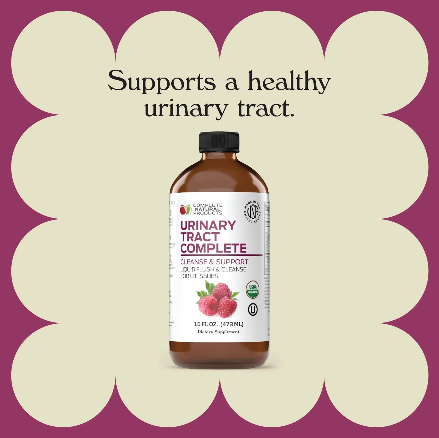 Complete Natural Products Urinary Tract Complete 16oz & Kidney Complete 16oz Bundle - dailyvitalstore