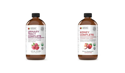 Complete Natural Products Urinary Tract Complete 16oz & Kidney Complete 16oz Bundle - dailyvitalstore