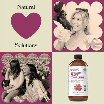 Complete Natural Products Urinary Tract Complete 8oz - Liquid Supplement for a Urinary Tract Cleanse, Defense, Health, and Treatment with Organic Cranberry & Organic D-Mannose - dailyvitalstore
