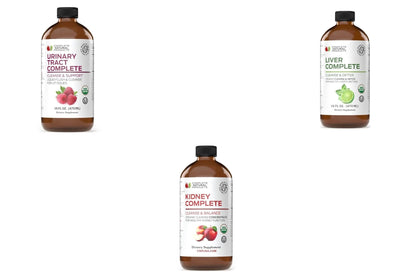 Complete Natural Urinary Tract Complete 12oz, Liver Complete 16oz, Kidney Complete 12oz Bundle - dailyvitalstore