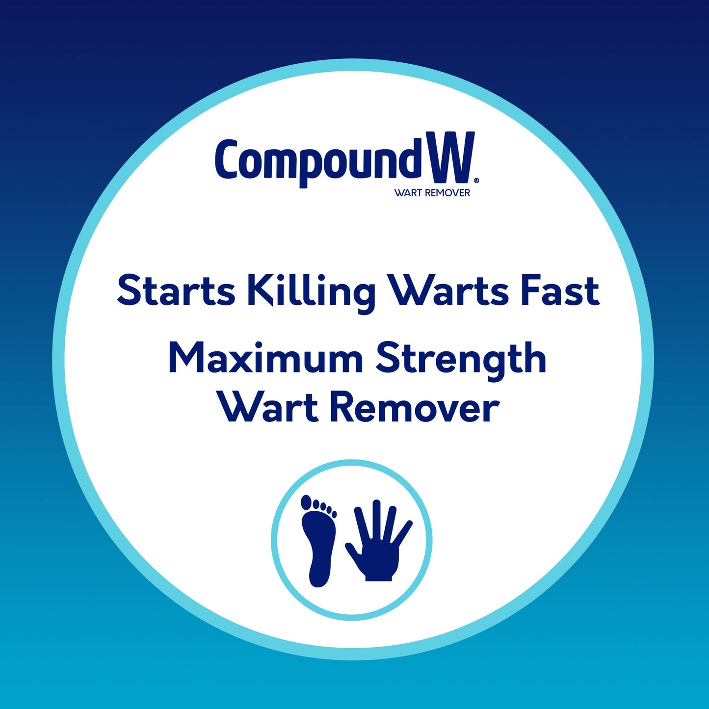 Compound W Wart Remover Maximum Strength One Step Pads with Salicylic Acid, 14 Medicated Pads - dailyvitalstore