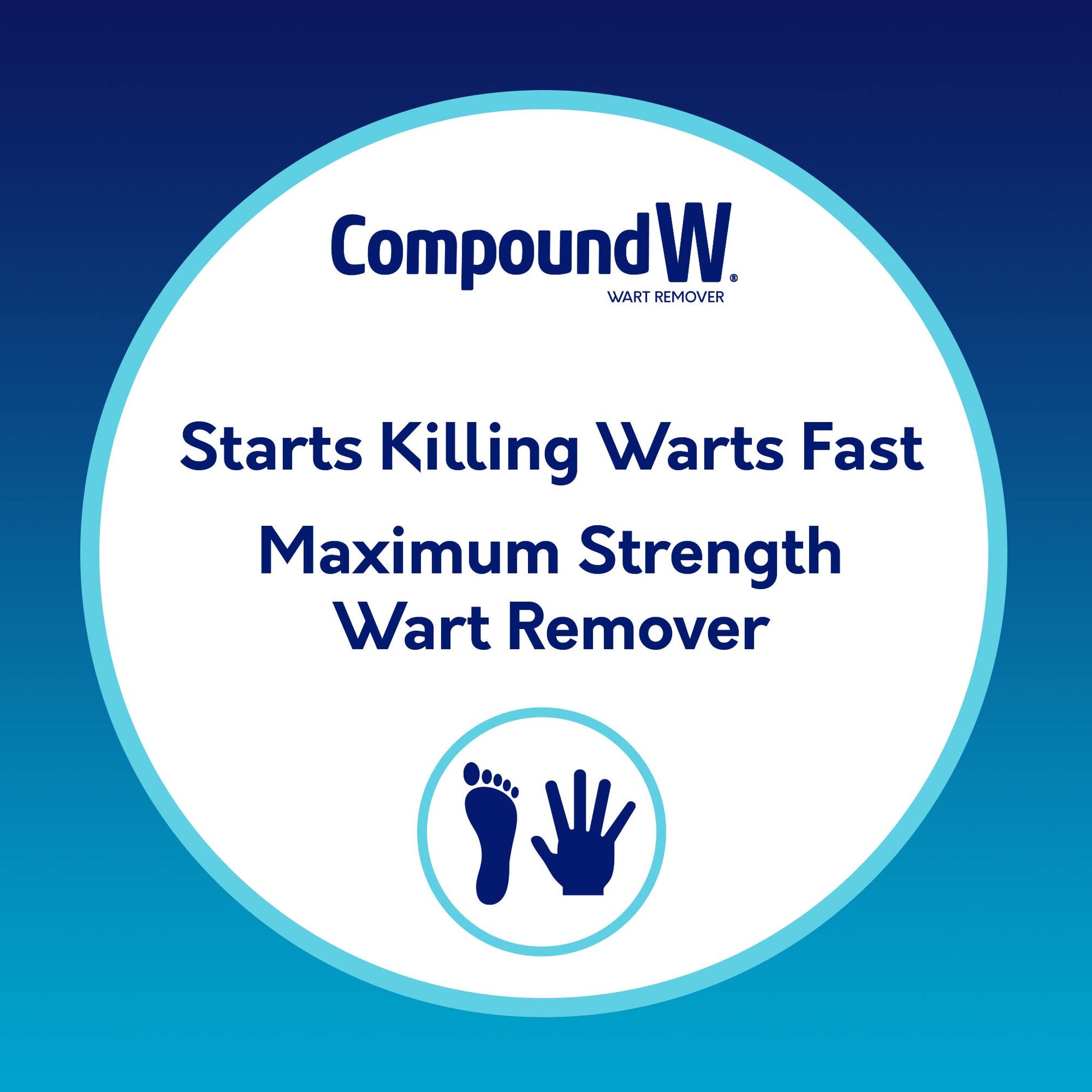 Compound W Wart Remover Maximum Strength One Step Pads with Salicylic Acid, 14 Medicated Pads - dailyvitalstore
