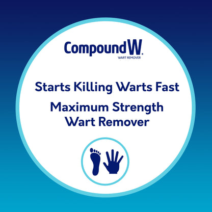 Compound W Wart Remover Maximum Strength One Step Pads with Salicylic Acid, 14 Medicated Pads - dailyvitalstore