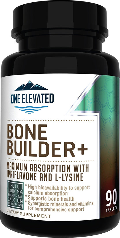 Comprehensive Bone Builder Calcium Supplement. Formulated with Highest Grade Calcium -Carbonate/Hydroxyapatite/Citrate, Magnesium, Zinc, D3. Works in Sync - dailyvitalstore