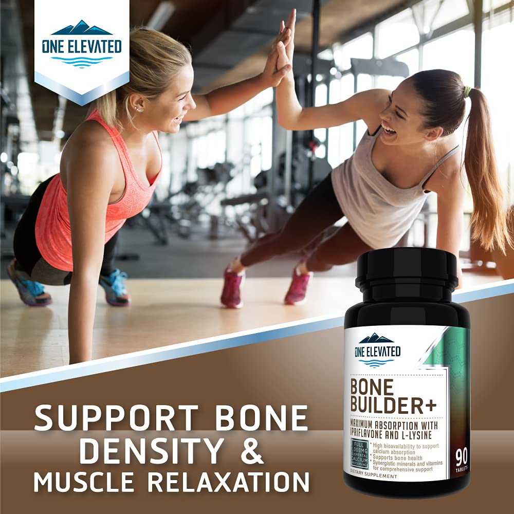 Comprehensive Bone Builder Calcium Supplement. Formulated with Highest Grade Calcium -Carbonate/Hydroxyapatite/Citrate, Magnesium, Zinc, D3. Works in Sync for Optimum Bone Health and Bone Strength. - dailyvitalstore