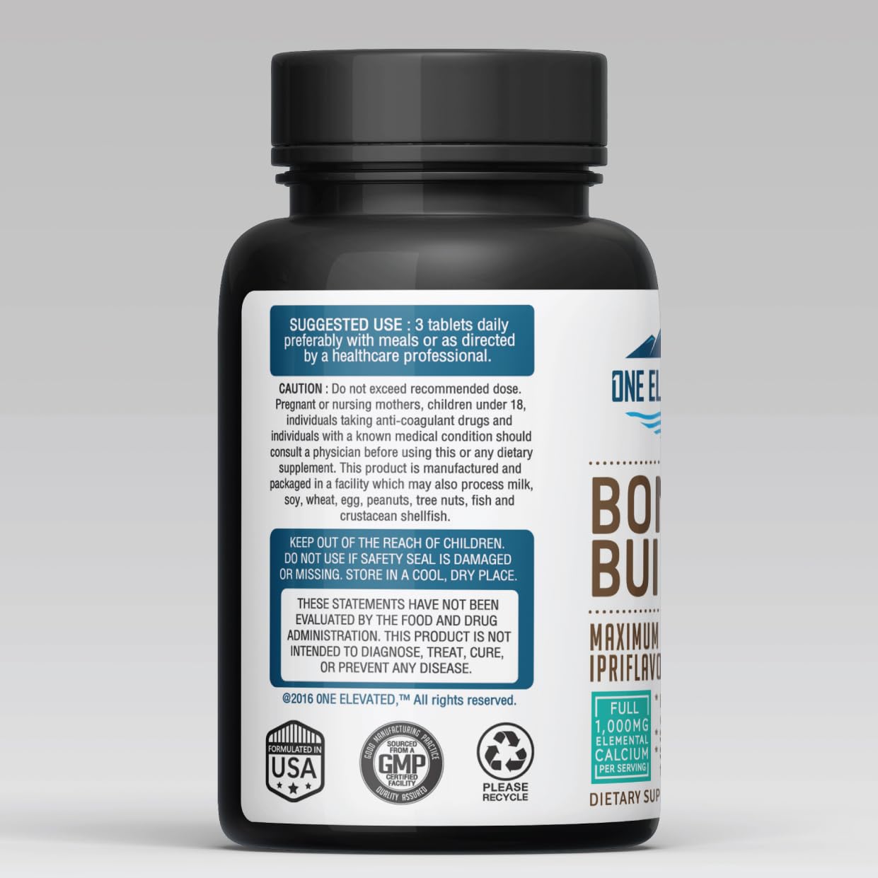 Comprehensive Bone Builder Calcium Supplement. Formulated with Highest Grade Calcium -Carbonate/Hydroxyapatite/Citrate, Magnesium, Zinc, D3. Works in Sync for Optimum Bone Health and Bone Strength. - dailyvitalstore