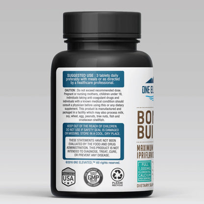 Comprehensive Bone Builder Calcium Supplement. Formulated with Highest Grade Calcium -Carbonate/Hydroxyapatite/Citrate, Magnesium, Zinc, D3. Works in Sync for Optimum Bone Health and Bone Strength. - dailyvitalstore