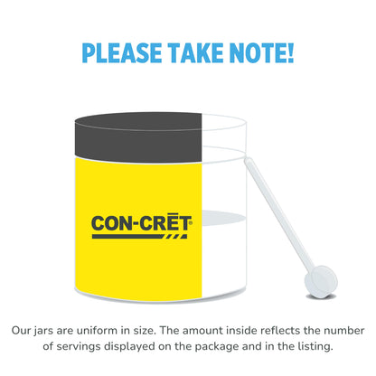 CON-CRET Creatine HCl Powder | Muscle, Cognitive, Cellular Energy Support | No Bloating or Cramps | USA Made & NSF Certified - dailyvitalstore