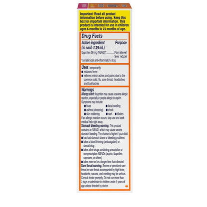 Concentrated Motrin Aspirin, 0.5 Fluid Ounce - dailyvitalstore
