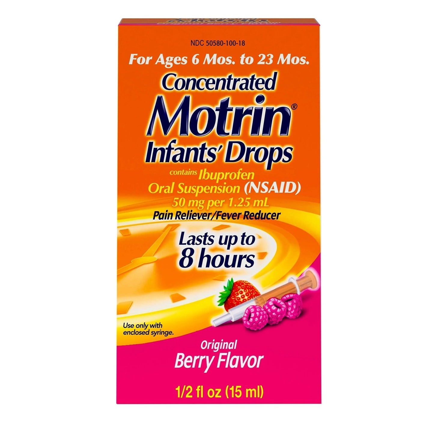 Concentrated Motrin Aspirin, 0.5 Fluid Ounce - dailyvitalstore