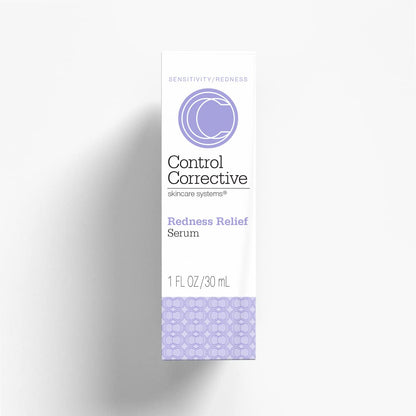 CONTROL CORRECTIVE Redness Relief Serum, 1 Oz - Botanical Extracts & Skin Balancing Vitamins, Calms, Hydrates & Strengthens Sensitive Skin, No Parabens Or Synthetic Dyes, Japanese Green Tea, Soothing - dailyvitalstore