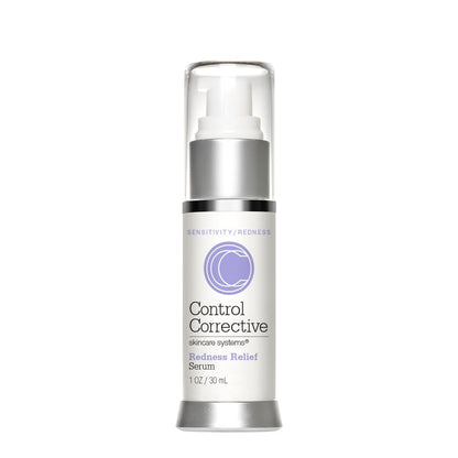 CONTROL CORRECTIVE Redness Relief Serum, 1 Oz - Botanical Extracts & Skin Balancing Vitamins, Calms, Hydrates & Strengthens Sensitive Skin, No Parabens Or Synthetic Dyes, Japanese Green Tea, Soothing - dailyvitalstore