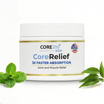 CopperJoint CoreRelief 2oz - Joint Pain Relief Cream for Knee, Neck, Hip, Shoulder & Simple Backache, Arthritis Cream Pain Reliever, Daily Cooling Non-Greasy Menthol Sore Muscle Rub - dailyvitalstore