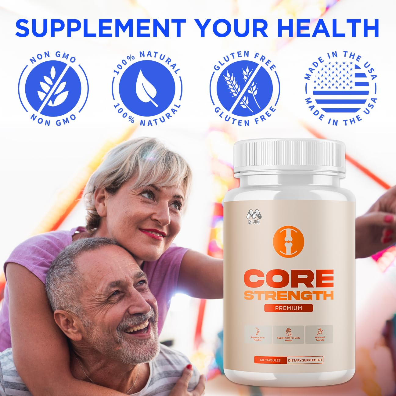 Core Strength Supplement for Joint Support, Official Core Strength Joint Pills with All Natural Ingredients, Advanced Overall Health and Wellness Support - dailyvitalstore