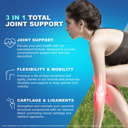 CoreCeutimin Cetyl Myristoleate - Omega 5 Fatty Acid - Ultra Support for Relief from Joint Discomfort and Stiffness - Also Includes Glucosamine, MSM & Hyaluronic Acid - 80 Capsules - dailyvitalstore