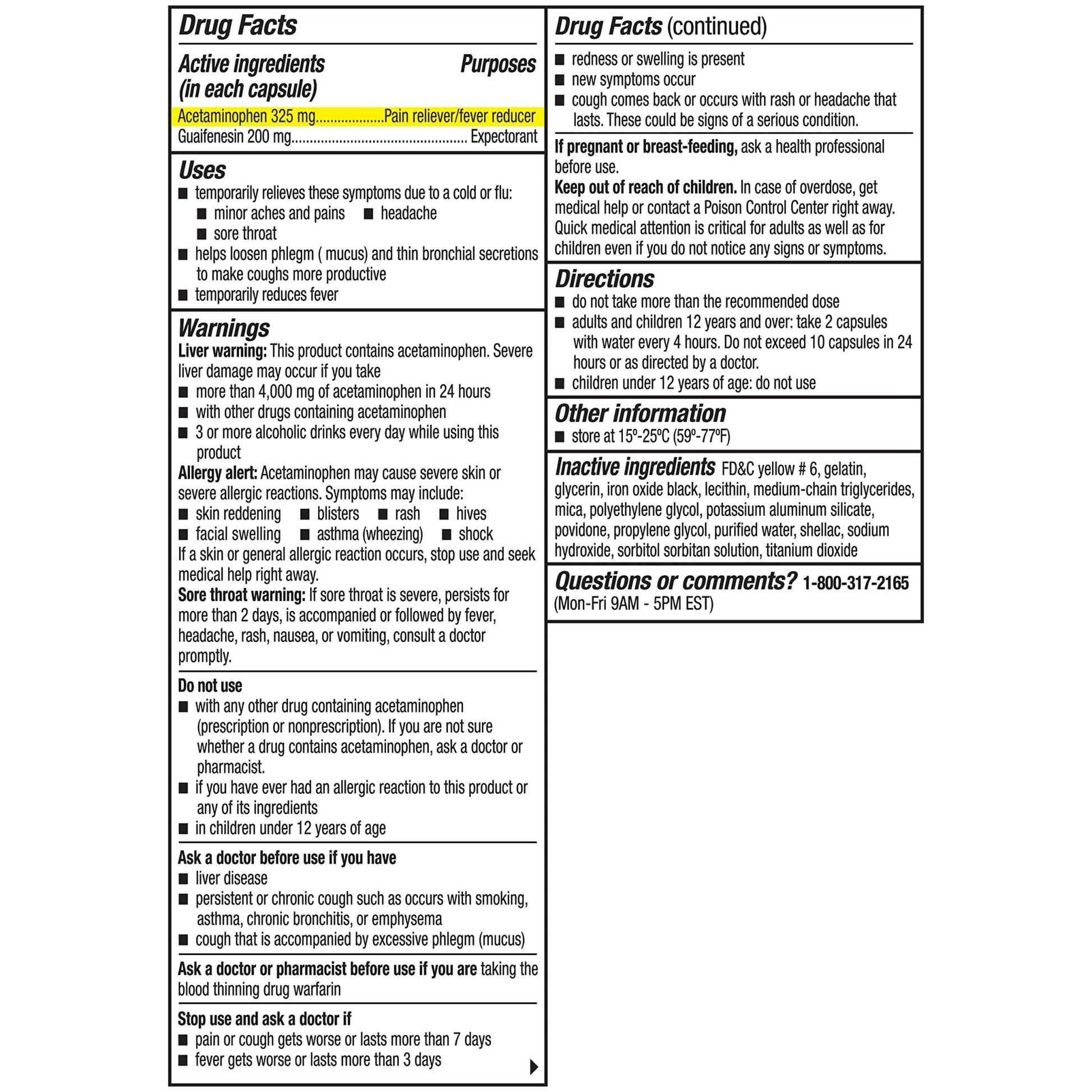 Coricidin HBP, Decongestant-Free Cold Symptom Relief for People with High Blood Pressure, Maximum Strength, Flu & Chest Congestion Liquid Gels, 24 Count - dailyvitalstore