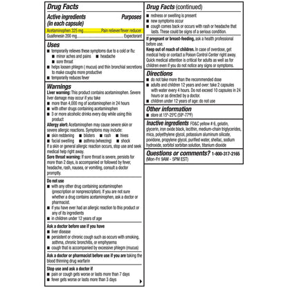 Coricidin HBP, Decongestant-Free Cold Symptom Relief for People with High Blood Pressure, Maximum Strength, Flu & Chest Congestion Liquid Gels, 24 Count - dailyvitalstore