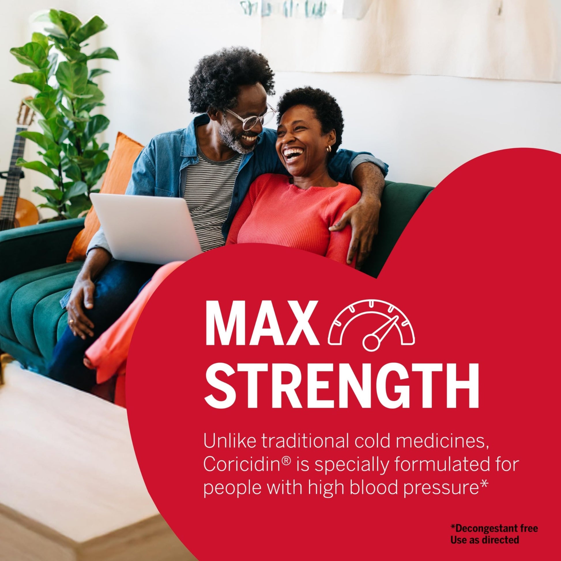 Coricidin HBP, Decongestant-Free Cold Symptom Relief for People with High Blood Pressure, Maximum Strength, Flu & Chest Congestion Liquid Gels, 24 Count - dailyvitalstore