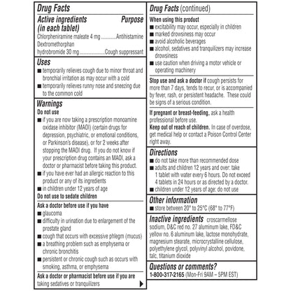 Coricidin HBP Decongestant-Free Cough and Cold Medicine - Specially Designed Relief for High Blood Pressure, Cough, Runny Nose, Sneezing and Cold Symptoms (16 Count) - dailyvitalstore