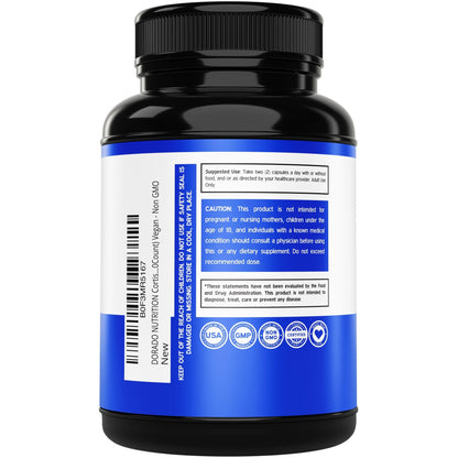 Cortisol Supplements for Women & Men with 14 in1 Blend (Magnesium, Ashwagandha, L Theanine & More) Healthy Cortisol Balance & Calm Mood Support - Third Party Tested, Non GMO, USA Made - 60 Count - dailyvitalstore