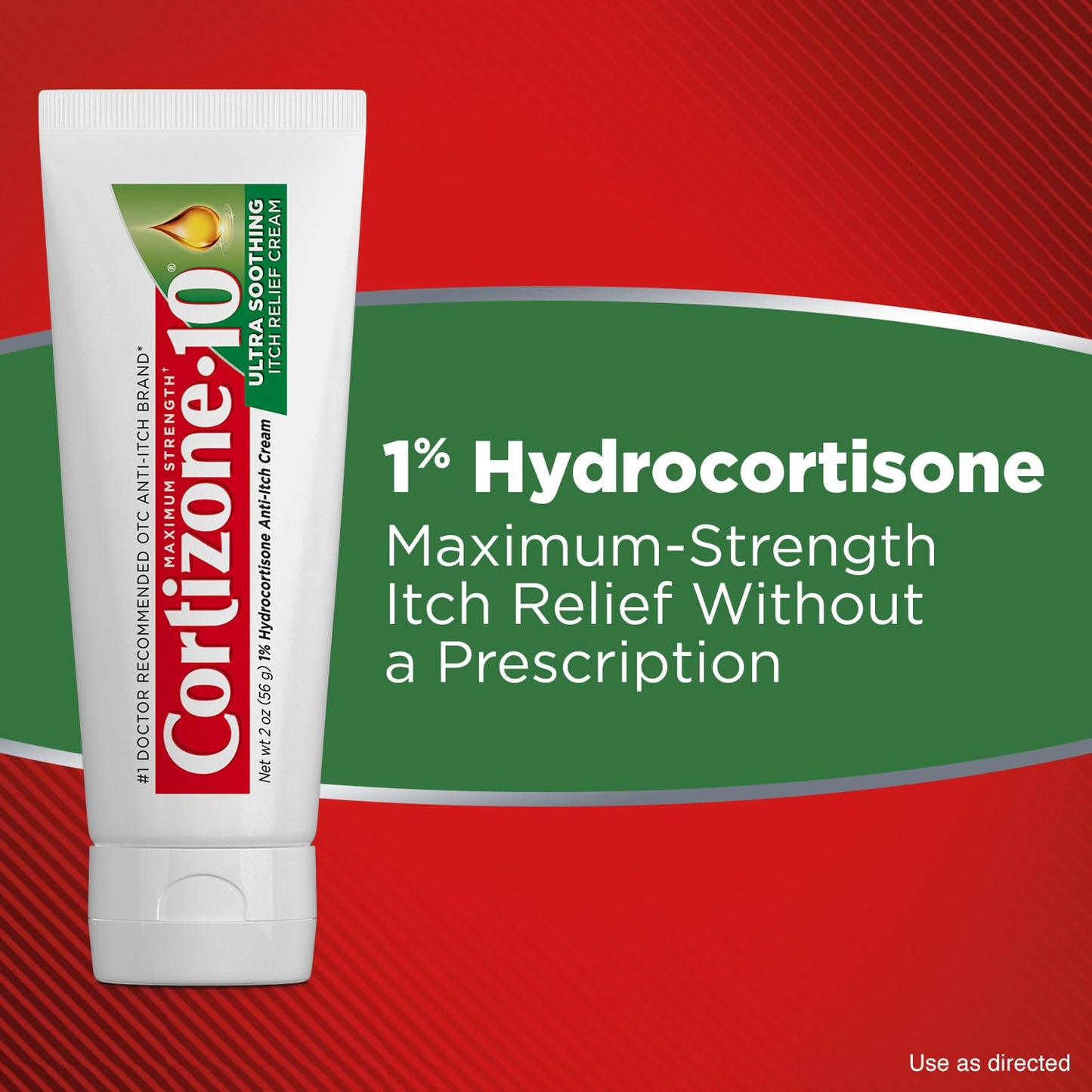 Cortizone-10 Maximum Strength Ultra Soothing Itch Relief Cream, 1% Hydrocortisone, Fast-Acting, Anti-Itch Cream for Bug Bites, Rash, Eczema, Psoriasis, Poison Ivy, Oak, Sumac & More, 2 oz - dailyvitalstore