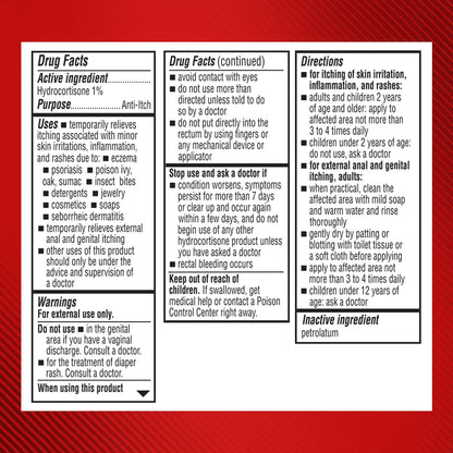 Cortizone-10 Maximum Strength Water Resistant Itch Relief Ointment, 1% Hydrocortisone, Fast-Acting, Anti-Itch Cream for Bug Bites, Rash, Eczema, Psoriasis, Poison Ivy, Oak, Sumac & More, 2 oz - dailyvitalstore
