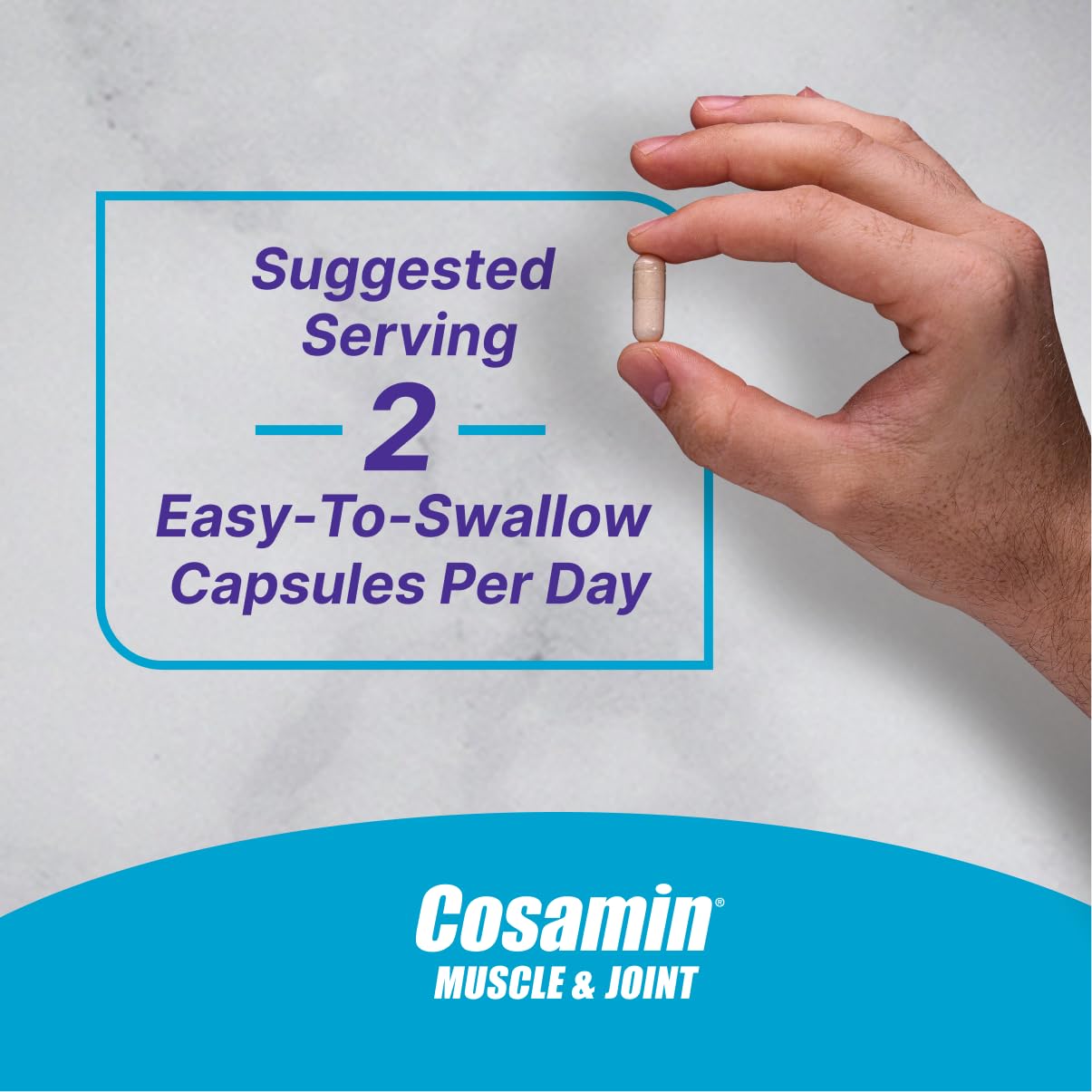Cosamin Nutramax Muscle & Joint, Works to Decrease Cartilage Breakdown, Joint Health Supplement, Adult Men and Women Joint Health, 74 Capsules - dailyvitalstore