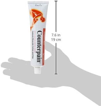 Counterpain® Warm Balm for Temporary Relief of Minor Muscular Aches and Pain, Methyl Salicylate, Levomenthol, Eugenol, Made in Indonesia - dailyvitalstore