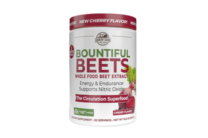 Country Farms Bountiful Beets, Wholefood Beet Extract Superfood, Helps Support Healthy Circulation and Promote Energy - dailyvitalstore