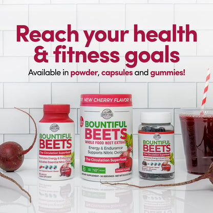 Country Farms Bountiful Beets, Wholefood Beet Extract Superfood, Helps Support Healthy Circulation and Promote Energy - dailyvitalstore