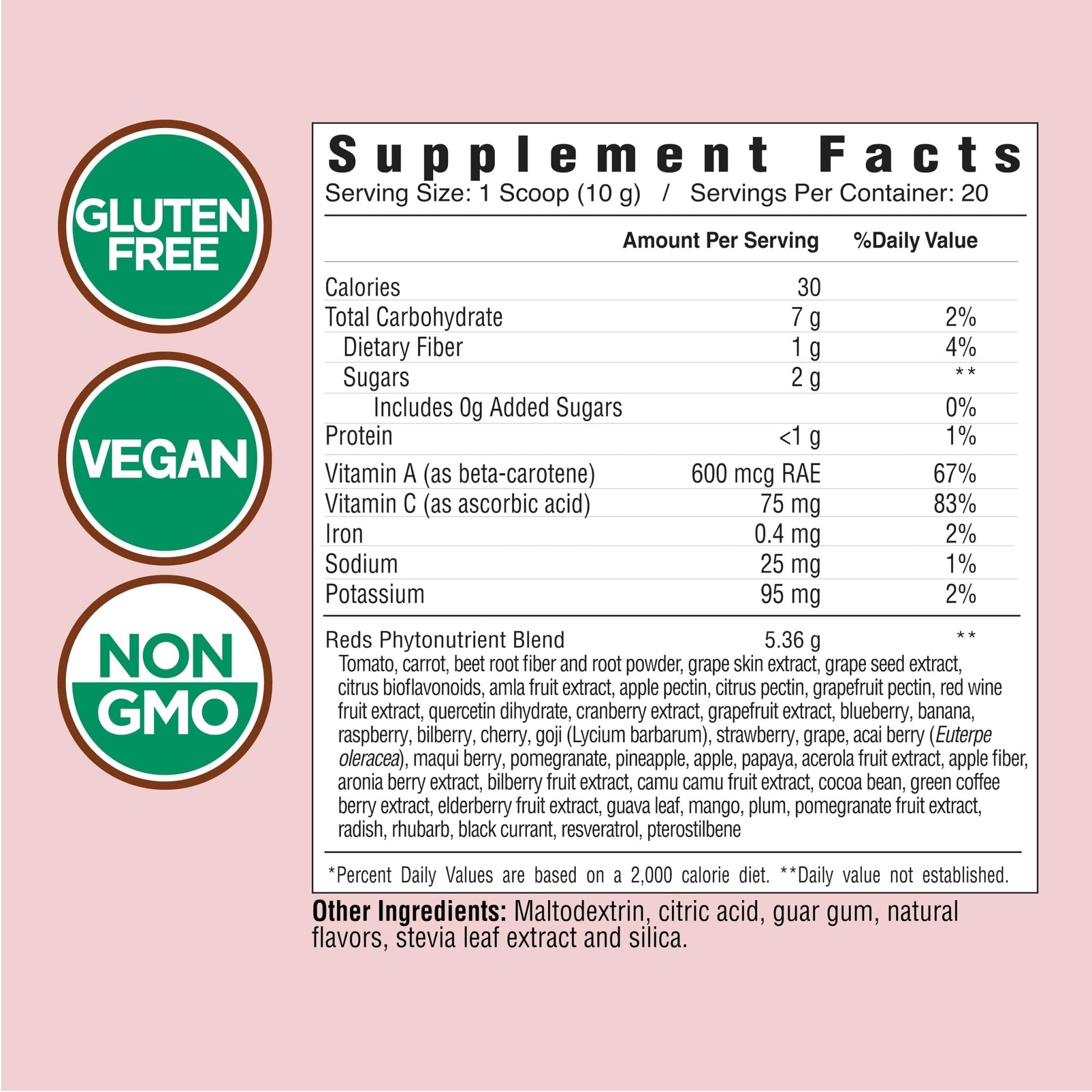 COUNTRY FARMS Super Reds, Energizing Polyphenol Superfood, 48 Super Fruits and Berries, Powerful Antioxidants and Polyphenols, Supports Energy, 20 Servings, Mixed Berry Flavor - dailyvitalstore