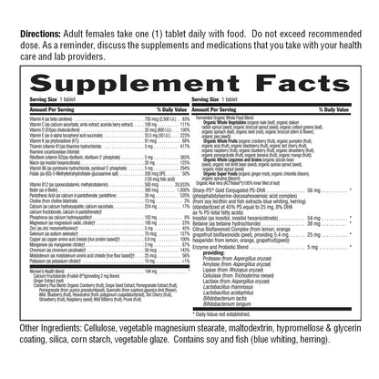 Country Life CORE Daily-1 for Women 50+ Multivitamin - Formulated for Women Over 50, Complete Daily Nutrition with Women's Health Blend, Coenzymated B Vitamins, Probiotics, and Digestive Enzymes - dailyvitalstore