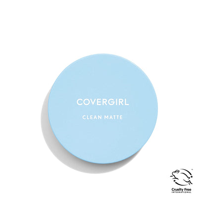 COVERGIRL Clean Matte Pressed Powder, Medium Light 535, 0.35 Oz, Pack of 1 (Packaging May Vary) - dailyvitalstore