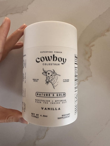 Cowboy - The Exclusive 1st Milking, Whole, Grass Fed Colostrum Supplement for Full Body Health - Bovine Colostrum Powder Packed w/Bioactive Nutrients - dailyvitalstore