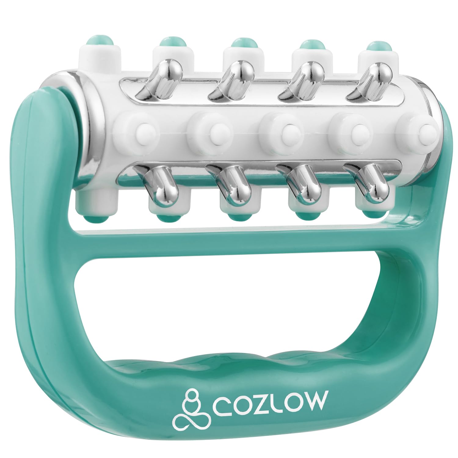 COZLOW - MyoRelease Lymphatic Drainage Massager - Green - Handheld Fascia Release + Scar Tissue Massage Roller for Shoulder, Neck, Belly, Thigh, Leg, Back, Glutes - Helps Reduce Cellulite Appearance - dailyvitalstore