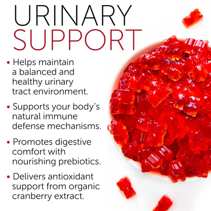 Cranberry Gummies UTI Treatment for Women | Urinary Tract Support for Women | Daily UTI Defense with Cranberry & Probiotics | Promotes Urinary Comfort & Normal Frequency | 60 Gummies - dailyvitalstore