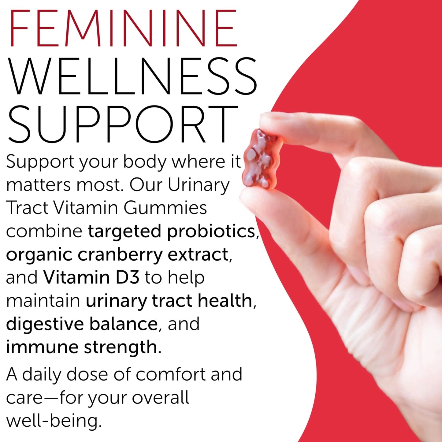 Cranberry Gummies UTI Treatment for Women | Urinary Tract Support for Women | Daily UTI Defense with Cranberry & Probiotics | Promotes Urinary Comfort & Normal Frequency | 60 Gummies - dailyvitalstore